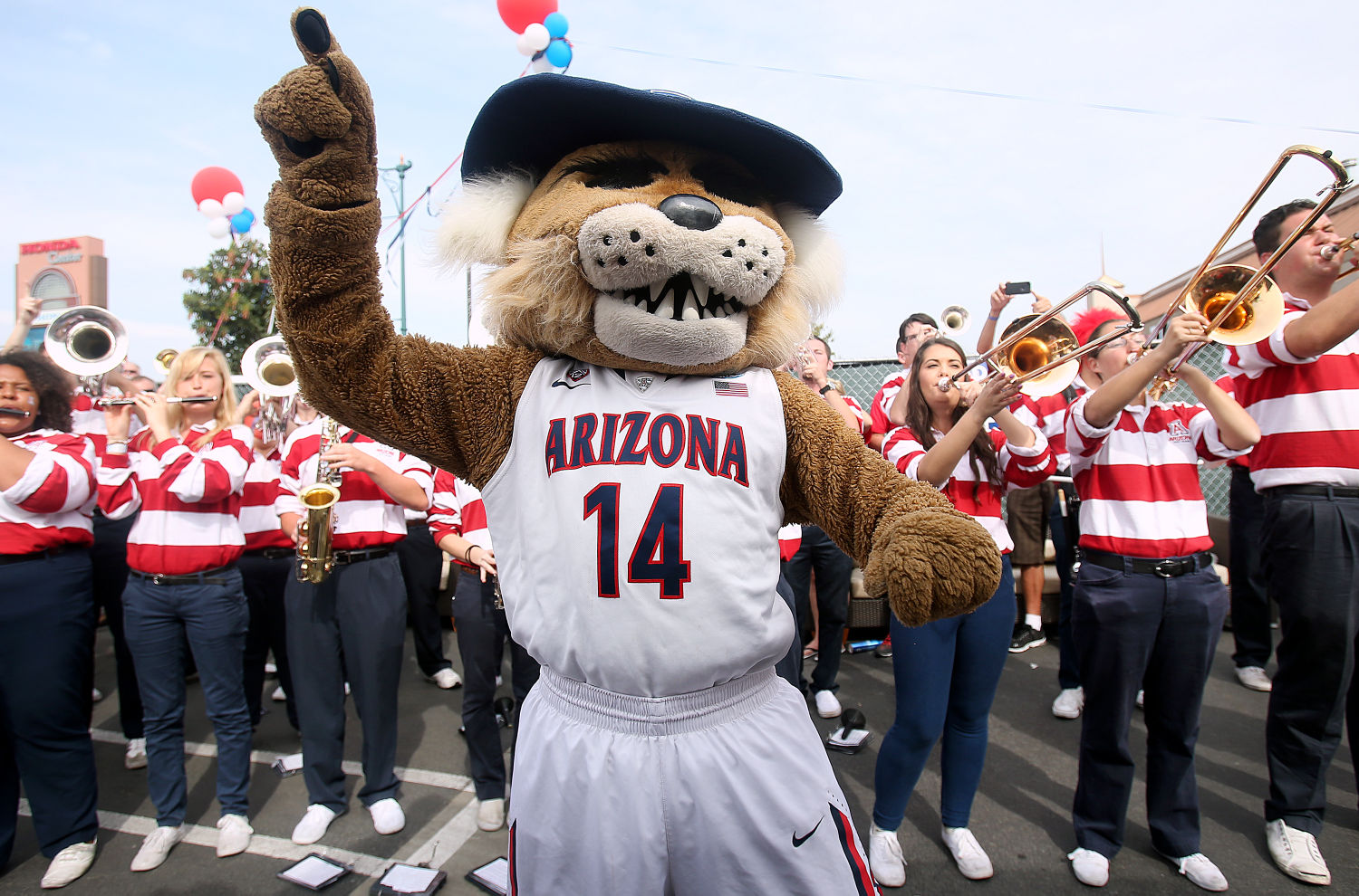 Wilbur and Wilma Wildcat through the years